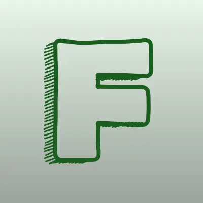 F-лора, магазин цветов, лого-визитка
